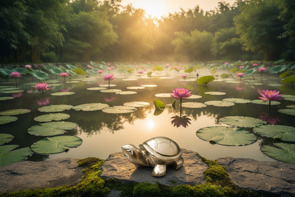 Pyrite Turtle - Lotus Pond Corrected